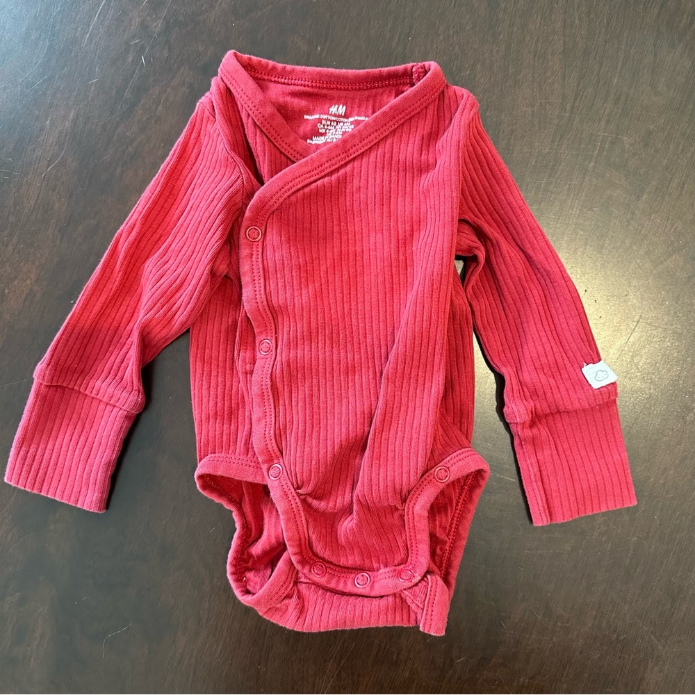 H&M 3-6 Matching Ribbed Set - Picture 2 of 3